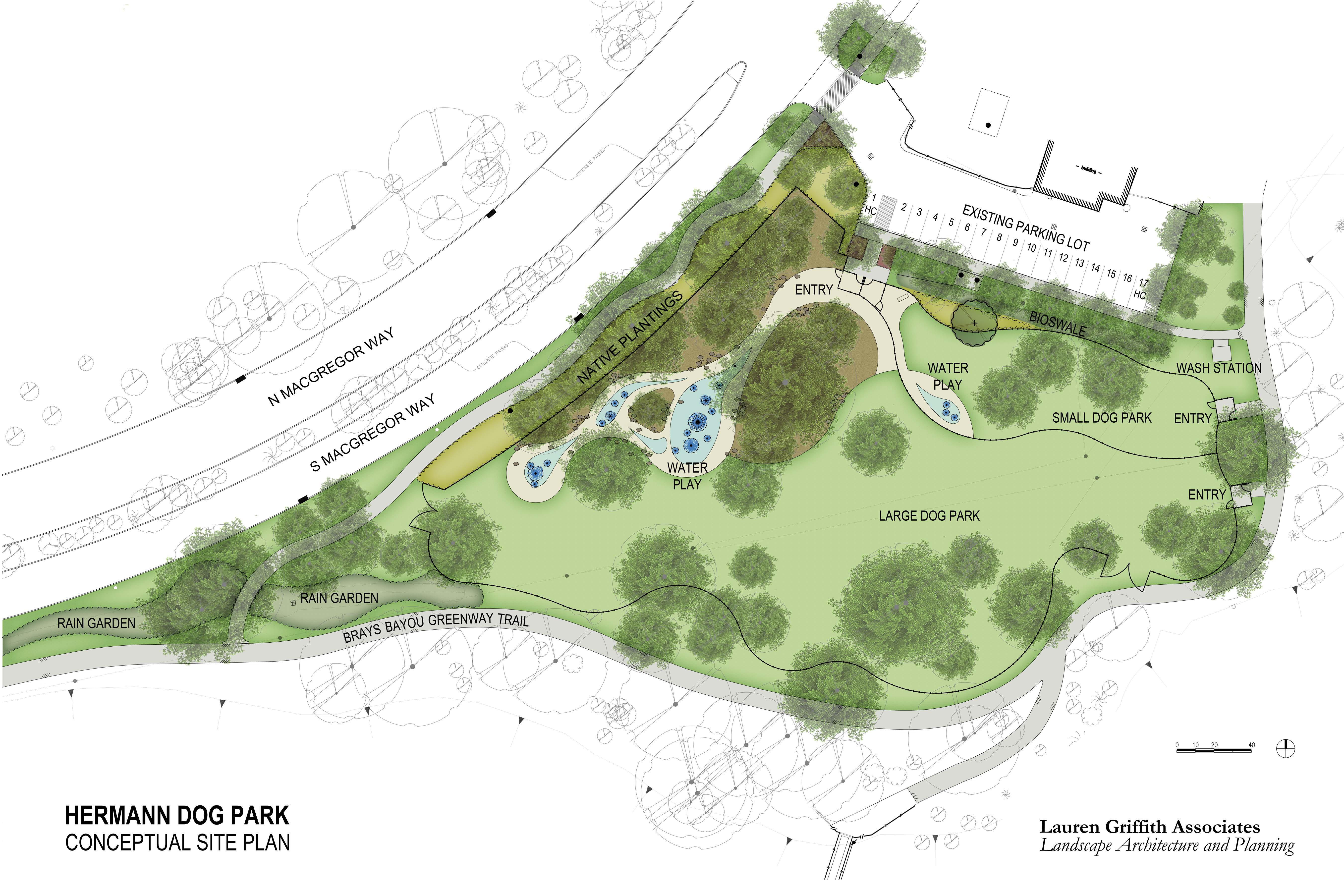 Hermann Dog Park Map